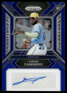 2024 Panini Prizm Baseball JUNIOR CAMINERO BLUE PRIZM AUTO 47/49 #SS-JC - Picture 1 of 2