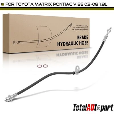 Manguera hidráulica de freno para Pontiac Vibe Toyota Matrix 2003-2008 parte delantera izquierda Foto 1 de 4