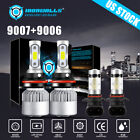 HB5 9007 LED Headlight + Fog Light Bulbs 9006 For 02-05 Dodge Ram 1500 2500 3500 Dodge Stratus