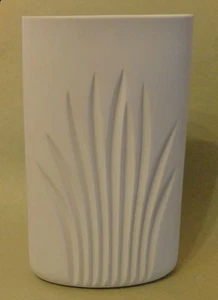 ROSENTHAL RIEDEL CZECH FOLIAGE Relief Bisque Porcelain Modernist Art Design VASE - Picture 1 of 4