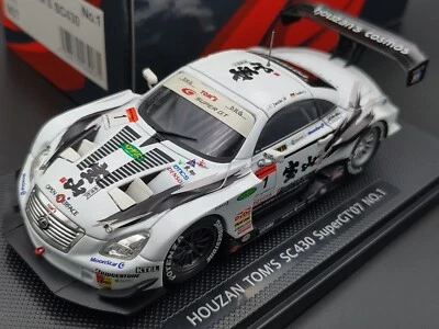 EBBRO 43907 1:43 HOUZAN TOM'S TOYOTA LEXUS SC430 2007 SUPER GT 500 MODELO DIECAST Foto 1 de 4