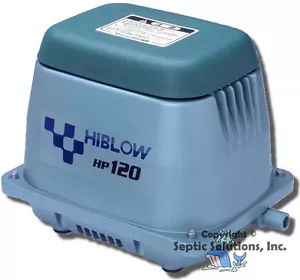 NUOVO AERATORE POMPA ARIA SERBATOIO SETTICO HIBLOW HP-120LL - Foto 1 di 1