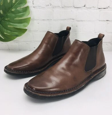 Kenneth Cole Reaction Men’s Ideal Class Chelsea Boots Size 9 Brown Leather Ankle - Image 1 of 4