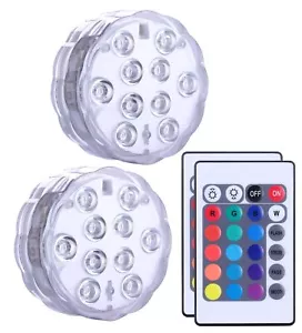 2 Pool Lights Submersible Led Lights Underwater Fountain Lights Pool - Picture 1 of 9