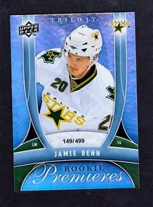 2009-10 Upper Deck Trilogy #166 Jamie Benn RC Rookie /499 - NM - 888 - 🔥🏒🔥