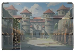 Lorcana Playmat, Army Barracks Design Card Game Mat Suitable for Disney Lorcana - Picture 1 of 1