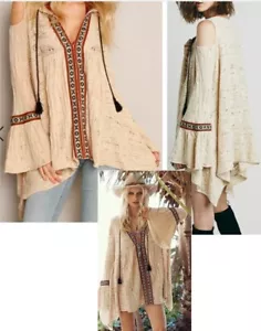 Free People "For The Love Of Flowers" Women’s Size LG - Picture 1 of 7