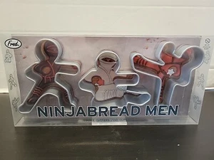 Mrs. Fred's Ninjabread Men Cookie Cutters With Gingerbread Recipe On Back - Picture 1 of 2