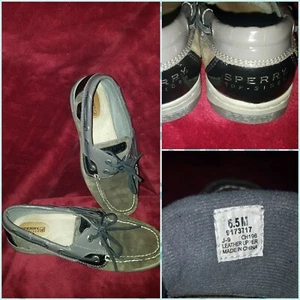 Sperry Top-Sider Bluefish 9173717 Leather Uppers flats shoes Womens 6.5M CH196 - Picture 1 of 10