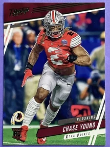 Prestige Football Chase Young Xtra Points 2020 verde #220 Washington Commanders - Imagen 1 de 2