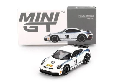 Mini GT 1:64 PORSCHE 911 (992) DAKAR RALLYE DESIGN PACKAGE 74 2024 - MGT01009-L - Immagine 1 di 4
