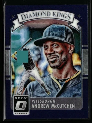 Andrew McCutchen 2016 Donruss Optic #22 Purple Diamond Kings Pittsburgh Pirates Foto 1 de 2