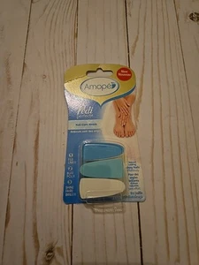 Amope Pedi Perfect Electronic Nail Care System Refill, Blue/White Shiny Nails - Picture 1 of 2