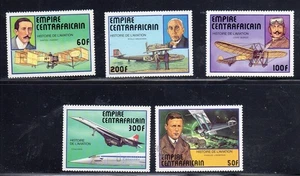 CENTRAL AFRICAN REPUBLIC #297-301 1977 HISTORY OF AVIATION MINT VF NH O.G - Imagen 1 de 1