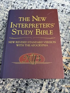 New Revised Standard Version - the New Interpreter's Study Bible-VERY GOOD - Picture 1 of 5