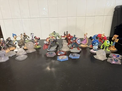 Disney Infinity 2.0, 3.0 and other series Lot Of 32 items & Figures Preowned - Image 1 of 4