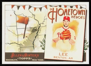 2011 Topps Allen & Ginter Cliff Lee #HH80 BASEBALL CARD Phillies Hometown Heroes - Picture 1 of 2