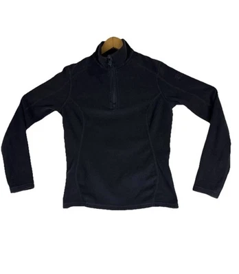 Eastern Mountain Sports Mujer’s 1/4 Cremallera Vellón Talla Pequeña Negro Foto 1 de 4