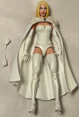 Emma Frost Marvel Legends Hasbro Pulse Hellfire Club X-Men Set 6in Figure MINT - Image 1 of 4