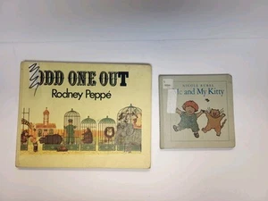 Vintage Ex/Library Books Me and My Kitty and Odd One Out - Picture 1 of 18