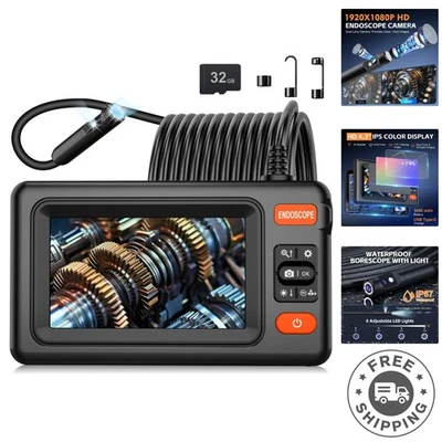 Waterproof 1920P Endoscope Camera with 4.3" LCD and 8 Adjustable LED Lights - Image 1 of 4