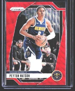 Peyton Watson 2024-25 Panini Prizm Prizms Red #133 Denver Nuggets - Bild 1 von 2