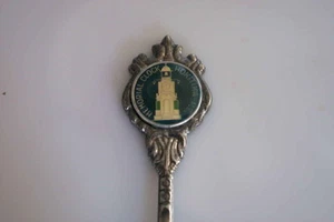 * Cuillère de collection - NOUVELLE-ZELANDE MEMORIAL CLOCK HOKITIKA HORLOGE - Imagen 1 de 1