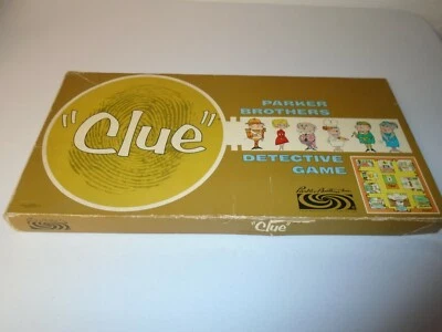 Vintage 1963 Original CLUE Detective Board Game Wood Pawns - Few missing pieces - Image 1 of 2