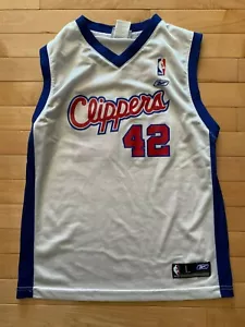 Elton Brand #42 Los Angeles Clippers Reebok Red Jersey Size L Duke Youth - Picture 1 of 2