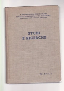 Cría de Animales Studi Y Investigación Milano 1938 22 Diagramas 109 Figuras - Imagen 1 de 1