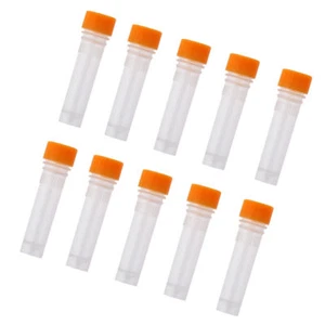 25X 1.5ml Plastic Centrifuge Test Tube Vial Container Self Standing Screw Cap - Picture 1 of 5