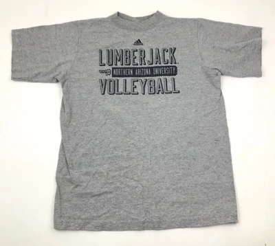 Camiseta Northern Arizona Lumberjacks Juvenil Talla Grande L Gris Camiseta de Voleibol Adidas Foto 1 de 4