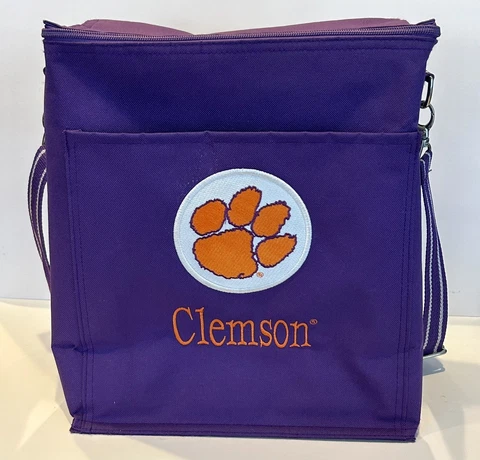 Clemson Tigers Thirty-One 12-Can Cooler Purple/Orange/White Cover