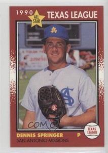 1990 Grand Slam Texas League All-Stars Dennis Springer #15