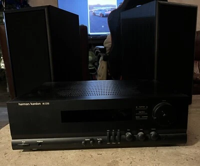 Vintage Harman Kardon HK 3250  FM Stereo Receiver  And Two Infinity Speakers - Image 1 of 4