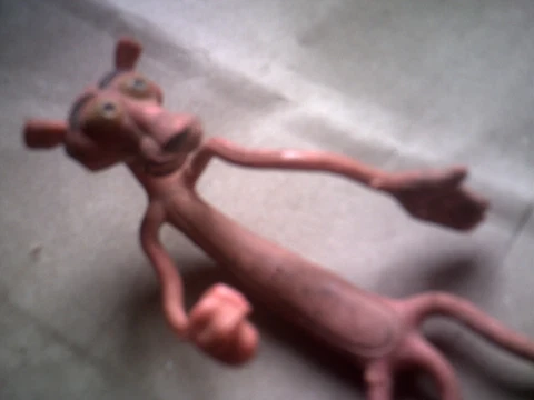 Vintage Pink Panther Toy Bendable Bendy Cartoon UA Animation Character Cover