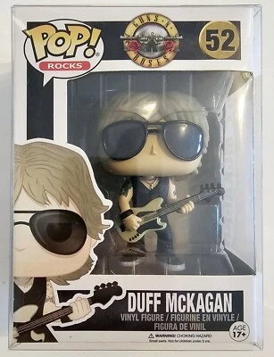 FUNKO POP ROCKS 52 GUNS n ROSES DUFF McKAGAN FIGURE with PROTECTOR BRAND NEW  - Image 1 of 4