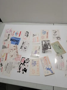 vintage cb radio qsl cards 20 cards 70s - Picture 1 of 4
