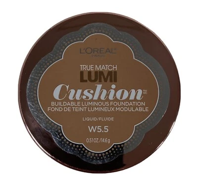 L'Oreal True Match Lumi Cushion Luminous Foundation W5.5 Sealed - Image 1 of 4