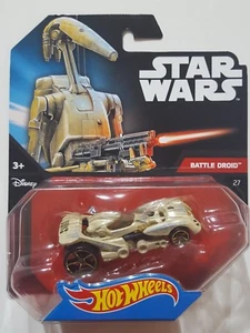 HOT WHEELS CARS CGW35 STAR WARS: BATTLE DROID BLISTERATO - Foto 1 di 1