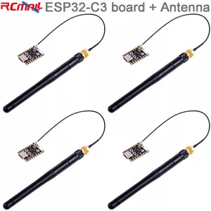 4 Stück ESP32-C3 Mini Entwicklungsboard ESP32C3FN4 4M Blitz mit 2.4G WiFi Antenne - Bild 1 von 6