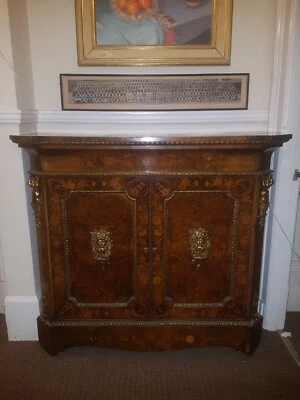 Hall Cabinet By William Smee & Son 19th Century marquetry inlaid ormolu mounted  - Image 1 of 4