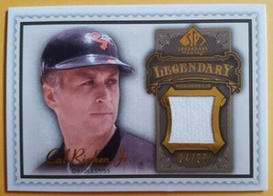 2009 SP Legendary Cuts Memorabilia Brown #LM-CR3 (04/50)  Cal Ripken, Jr.