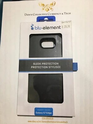 Elegante funda protectora Blu-element para Samsung Galaxy S7 Edge - negra Foto 1 de 2