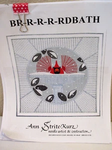 Ann Strite-Kurz BRRRRRR-R-RD BATH Nadelspitzenmuster - Bild 1 von 2