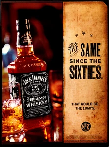 1998 Jack Daniels Tennessee Whiskey Sixties Vintage Print Ad Ephemera Full Page - Imagen 1 de 1