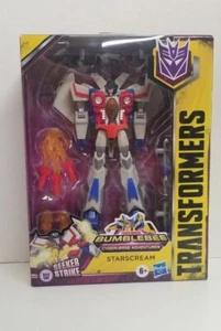 HTF Transformers Starscream Seeker Strike Bumblebee Cyberverse Adventures Deluxe - Picture 1 of 5