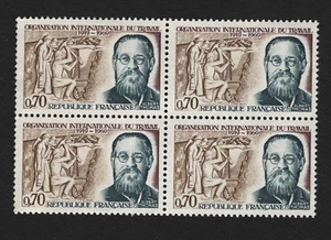 OPC 1969 Frankreich 4er Block Sc#1247 postfrisch 33897 - Bild 1 von 1