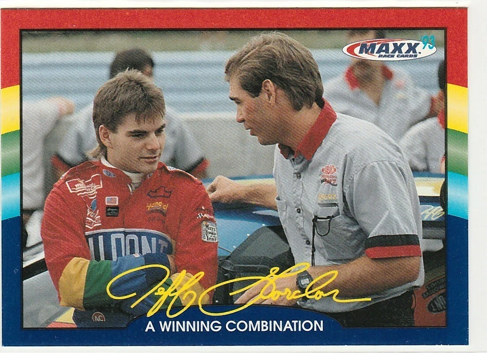 Jeff Gordon 1993 Maxx Special Edition #18 A Winning Combination - Image 1 of 1