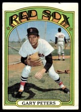 1972 Topps Gary Peters Boston Red Sox #503